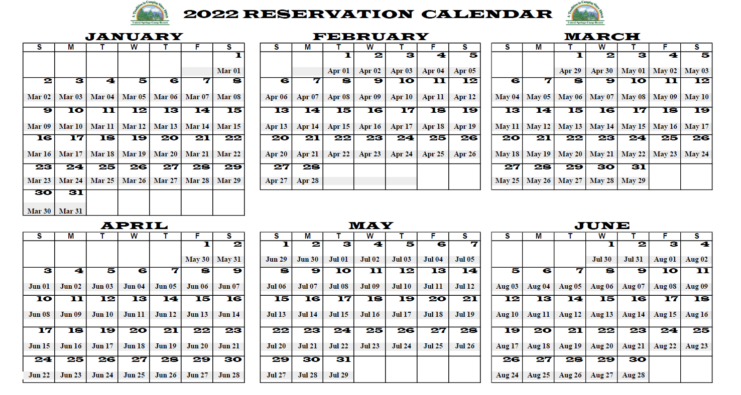 Reservation Calendar